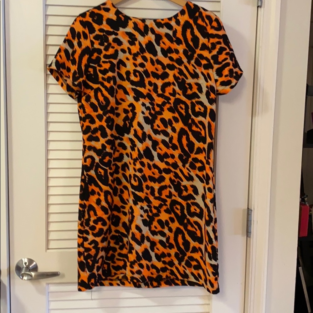 Leopard print dress